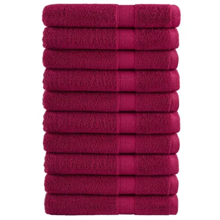 Toallas premium SOLUND 10 unidades burdeos 100x200 cm 600 gsm de , Toallas - Ref: Foro24-137223, Precio: 229,59 €, Descuento: %