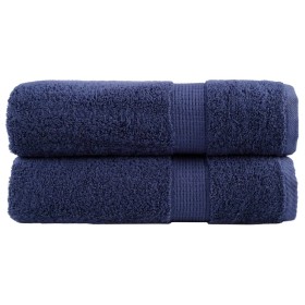 Toallas de baño SOLUND 2 uds azul marino 100x150 cm 600 gsm de , Toallas - Ref: Foro24-137263, Precio: 45,74 €, Descuento: %
