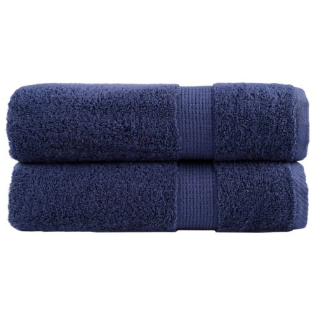 Toallas de baño SOLUND 2 uds azul marino 100x150 cm 600 gsm de , Toallas - Ref: Foro24-137263, Precio: 45,74 €, Descuento: %