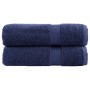 Toallas de baño SOLUND 2 uds azul marino 100x150 cm 600 gsm de , Toallas - Ref: Foro24-137263, Precio: 45,74 €, Descuento: %