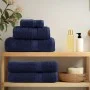 Toallas de baño SOLUND 2 uds azul marino 100x150 cm 600 gsm de , Toallas - Ref: Foro24-137263, Precio: 43,27 €, Descuento: %