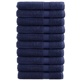 Toallas de sauna SOLUND 10 uds azul marino 80x200 cm 600 gsm de , Toallas - Ref: Foro24-137268, Precio: 175,52 €, Descuento: %