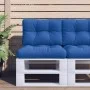 Cojín para sofá de palets de tela azul 50x40x12 cm de , Cojines para sillas y sofás - Ref: Foro24-360545, Precio: 19,54 €, De...