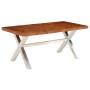 Mesa de comedor de madera maciza 180x90x76 cm en Mesas de comedor | Comprar online en Foru.es