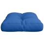 Cojín para sofá de palets de tela azul 50x40x12 cm de , Cojines para sillas y sofás - Ref: Foro24-360545, Precio: 21,42 €, De...