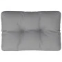 Cojín para sofá de palets tela gris 60x40x12 cm de , Cojines para sillas y sofás - Ref: Foro24-360558, Precio: 26,10 €, Descu...