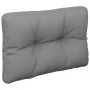 Cojín para sofá de palets tela gris 60x40x12 cm de , Cojines para sillas y sofás - Ref: Foro24-360558, Precio: 26,10 €, Descu...