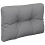 Cojín para sofá de palets tela gris 60x40x12 cm de , Cojines para sillas y sofás - Ref: Foro24-360558, Precio: 28,44 €, Descu...