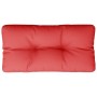 Cojín para palets de tela rojo 70x40x12 cm de , Cojines para sillas y sofás - Ref: Foro24-360585, Precio: 16,55 €, Descuento: %