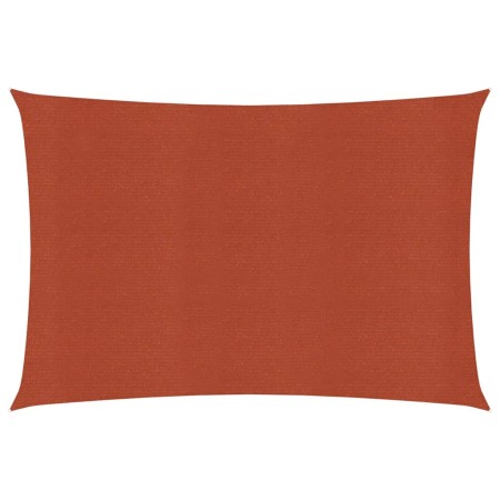 Toldo de vela HDPE terracota 160 g/m² 2,5x3,5 m de vidaXL, Sombrillas - Ref: Foro24-311343, Precio: 30,20 €, Descuento: %