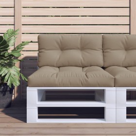 Cojín para palets de tela gris taupé 70x40x12 cm de , Cojines para sillas y sofás - Ref: Foro24-360587, Precio: 26,70 €, Desc...