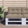 Cojín para palets de tela gris taupé 70x40x12 cm de , Cojines para sillas y sofás - Ref: Foro24-360587, Precio: 27,87 €, Desc...