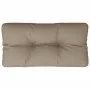 Cojín para palets de tela gris taupé 70x40x12 cm de , Cojines para sillas y sofás - Ref: Foro24-360587, Precio: 27,87 €, Desc...