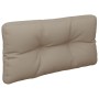 Cojín para palets de tela gris taupé 70x40x12 cm de , Cojines para sillas y sofás - Ref: Foro24-360587, Precio: 26,70 €, Desc...