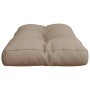 Cojín para palets de tela gris taupé 70x40x12 cm de , Cojines para sillas y sofás - Ref: Foro24-360587, Precio: 26,70 €, Desc...