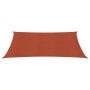 Toldo de vela HDPE terracota 160 g/m² 2,5x3,5 m de vidaXL, Sombrillas - Ref: Foro24-311343, Precio: 30,20 €, Descuento: %