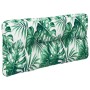 Cojín para palés tela estampado de hojas 70x40x12 cm de , Cojines para sillas y sofás - Ref: Foro24-360591, Precio: 24,15 €, ...