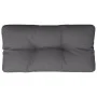 Cojín para sofá de palets tela gris antracita 80x40x12 cm de , Cojines para sillas y sofás - Ref: Foro24-360601, Precio: 27,1...