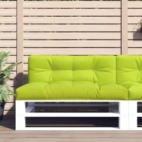 Cojín para sofá de palets de tela verde claro 120x40x12 cm de , Cojines para sillas y sofás - Ref: Foro24-360634, Precio: 26,...