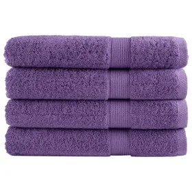 Toallas premium SOLUND 4 unidades morado 100x200 cm 600 gsm de , Toallas - Ref: Foro24-137366, Precio: 95,70 €, Descuento: %