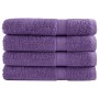 Toallas premium SOLUND 4 unidades morado 100x200 cm 600 gsm de , Toallas - Ref: Foro24-137366, Precio: 101,26 €, Descuento: %
