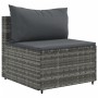 Set de sofás de jardín con cojines 9 pzas ratán sintético gris de , Conjuntos de jardín - Ref: Foro24-3308298, Precio: 636,53...