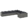 Set de sofás de jardín con cojines 9 pzas ratán sintético gris de , Conjuntos de jardín - Ref: Foro24-3308314, Precio: 636,53...