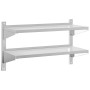 Estante de pared acero inoxidable plateado 100x40x60 cm de , Estantes y estanterías - Ref: Foro24-30309, Precio: 81,40 €, Des...