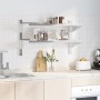 Estante de pared acero inoxidable plateado 100x40x60 cm de , Estantes y estanterías - Ref: Foro24-30309, Precio: 81,40 €, Des...