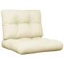 Cojines para sofá de palets 2 unidades tela crema de , Cojines para sillas y sofás - Ref: Foro24-360669, Precio: 52,68 €, Des...