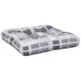 Cojines para palets 2 unidades tela a cuadros gris de , Cojines para sillas y sofás - Ref: Foro24-360681, Precio: 42,79 €, De...