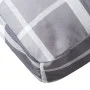 Cojines para palets 2 unidades tela a cuadros gris de , Cojines para sillas y sofás - Ref: Foro24-360681, Precio: 42,79 €, De...