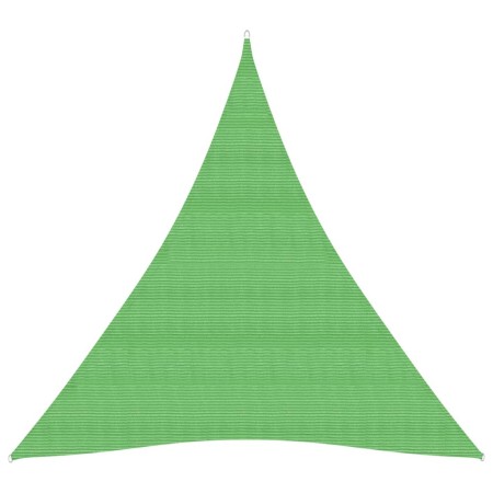 Toldo de vela HDPE verde claro 160 g/m² 4x5x5 m de vidaXL, Sombrillas - Ref: Foro24-311316, Precio: 27,83 €, Descuento: %