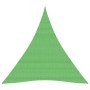 Toldo de vela HDPE verde claro 160 g/m² 4x5x5 m de vidaXL, Sombrillas - Ref: Foro24-311316, Precio: 27,83 €, Descuento: %