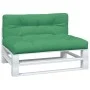 Cojines para palets 2 unidades tela verde de , Cojines para sillas y sofás - Ref: Foro24-360738, Precio: 77,71 €, Descuento: %