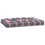 Cojines para palets 2 unidades tela a cuadros rojos de , Cojines para sillas y sofás - Ref: Foro24-360746, Precio: 63,14 €, D...