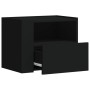 Mesitas de noche de pared 2 unidades blanca 45x30x35 cm de , Mesitas de noche - Ref: Foro24-848312, Precio: 66,59 €, Descuent...