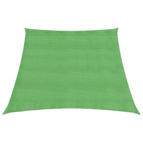 Toldo de vela HDPE verde claro 160 g/m² 4/5x3 m de vidaXL, Sombrillas - Ref: Foro24-311325, Precio: 35,80 €, Descuento: %