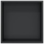 Hornacina ducha acero inoxidable negro mate 32x32x9 cm de , Paredes y mamparas de ducha - Ref: Foro24-4005126, Precio: 59,96 ...