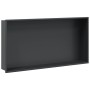 Hornacina ducha acero inoxidable negro mate 62x32x9 cm de , Paredes y mamparas de ducha - Ref: Foro24-4005130, Precio: 95,15 ...