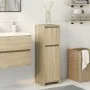 Badezimmerschrank aus Sperrholz in Eichenholzfarbe, 30x30x95 cm. von , Badezimmermöbel - Ref: Foro24-849607, Preis: 48,91 €, ...