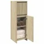 Badezimmerschrank aus Sperrholz in Eichenholzfarbe, 30x30x95 cm. von , Badezimmermöbel - Ref: Foro24-849607, Preis: 48,91 €, ...