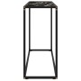 Mesa consola vidrio templado negro 100x35x75 cm en Mesas auxiliares | Comprar online en Foru.es