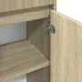 Badezimmerschrank aus Sperrholz in Eichenholzfarbe, 30x30x95 cm. von , Badezimmermöbel - Ref: Foro24-849607, Preis: 48,91 €, ...