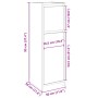 Armario de baño madera contrachapada color roble 30x30x95 cm de , Muebles de baño - Ref: Foro24-849607, Precio: 48,16 €, Desc...
