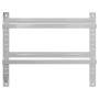 Estante de pared acero inoxidable plateado 75x23,5x60 cm de , Estantes y estanterías - Ref: Foro24-30314, Precio: 49,19 €, De...