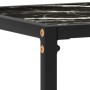 Mesa consola vidrio templado negro 100x35x75 cm en Mesas auxiliares | Comprar online en Foru.es