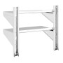 Estante de pared acero inoxidable plateado 50x30x48 cm de , Estantes y estanterías - Ref: Foro24-30316, Precio: 53,13 €, Desc...