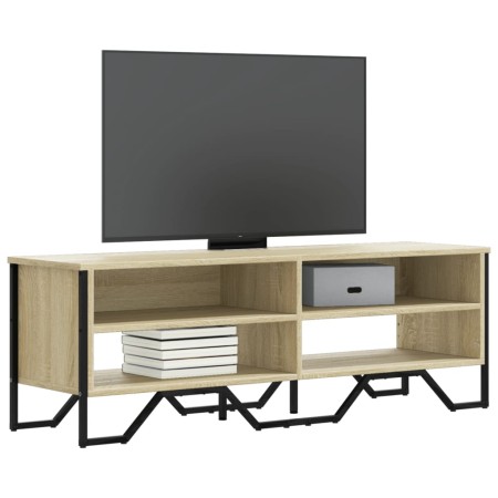 Mueble de TV madera de ingeniería roble Sonoma 122x34x41 cm de , Muebles TV - Ref: Foro24-848570, Precio: 58,31 €, Descuento: %