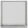 Hornacina ducha acero inoxidable plateado cepillado 32x32x9 cm by , Shower walls and screens - Ref: Foro24-4005124, Price: 60...